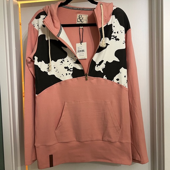 NWT Ampersand Ave Can’t Be Tamed Half Zip Medium - Picture 10 of 12